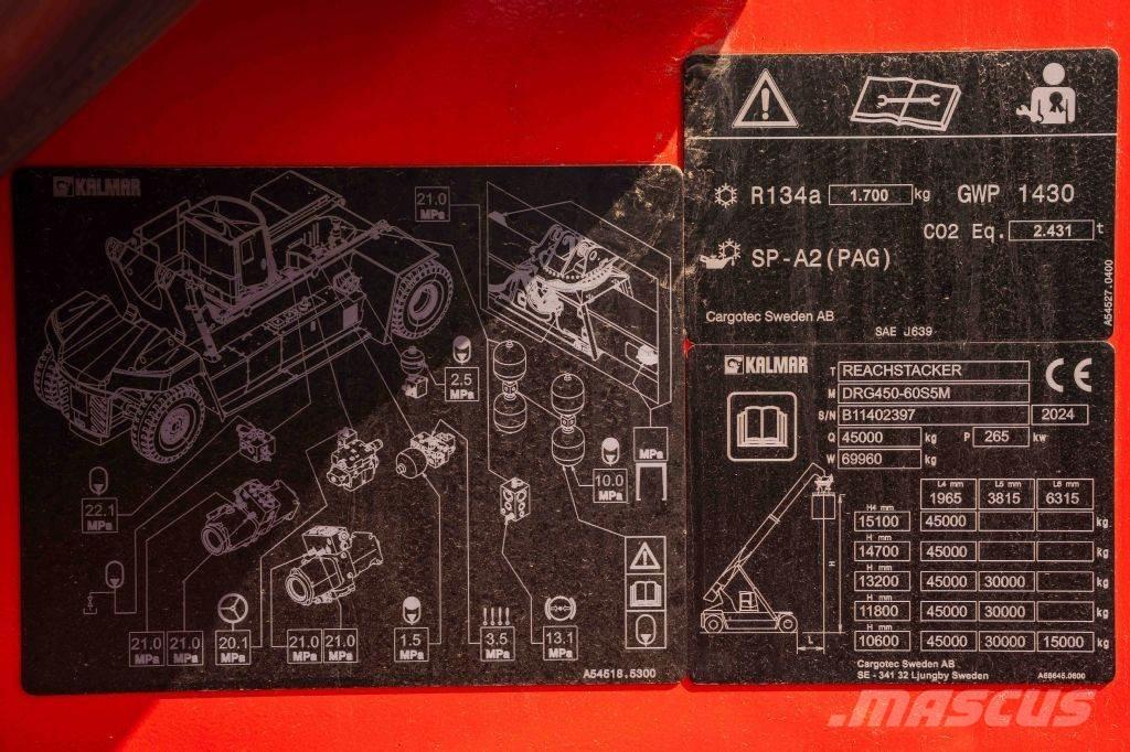 Kalmar DRG450-60S5M Překladače kontejnerů