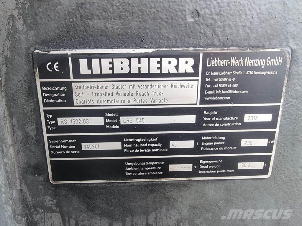 Liebherr LRS 545 Překladače kontejnerů
