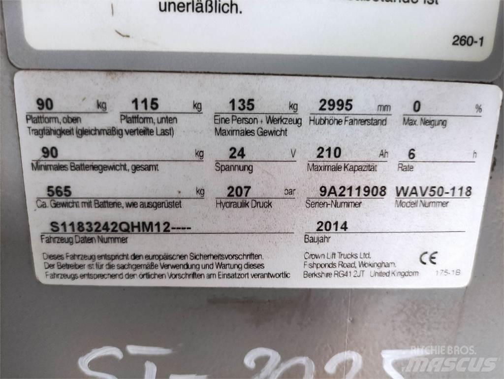 Crown WAV50-118 Vysokozdvižný vozík