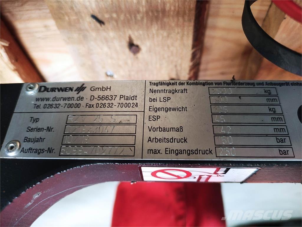 Durwen RZV 25 S Manipulace s materiálem – ostatní
