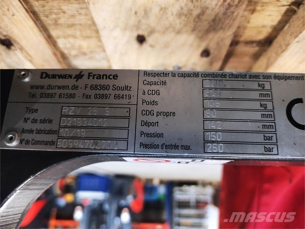 Durwen RZV 25 S Manipulace s materiálem – ostatní