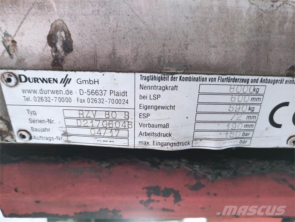 Durwen RZV 80S Manipulace s materiálem – ostatní