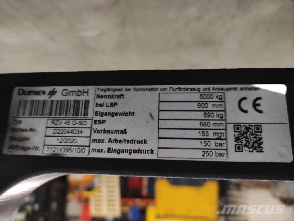 Durwen RZV45 (G-SO) Manipulace s materiálem – ostatní