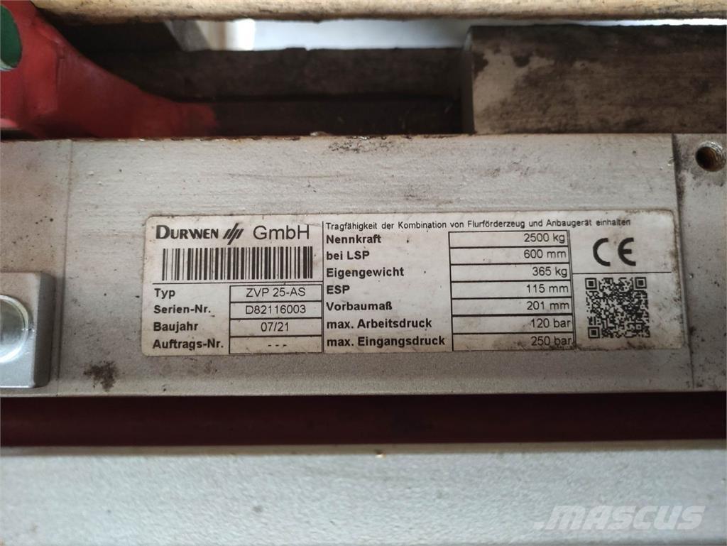 Durwen ZVP25-AS Čelisti na balíky