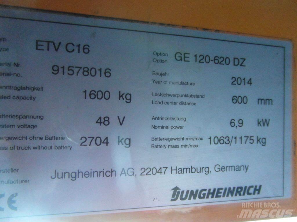 Jungheinrich ETVC16 Retraky