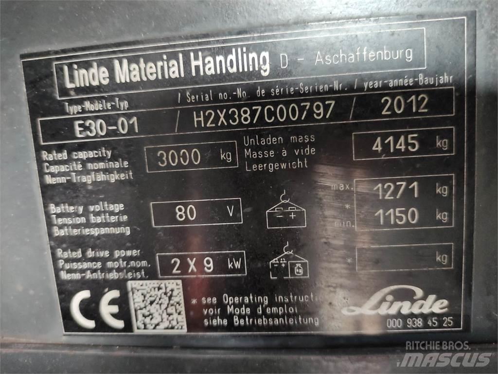 Linde E30-01-387 Akumulátorové vozíky
