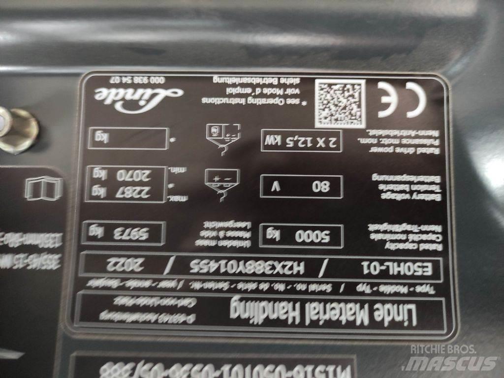 Linde E50HL-01-388 Akumulátorové vozíky