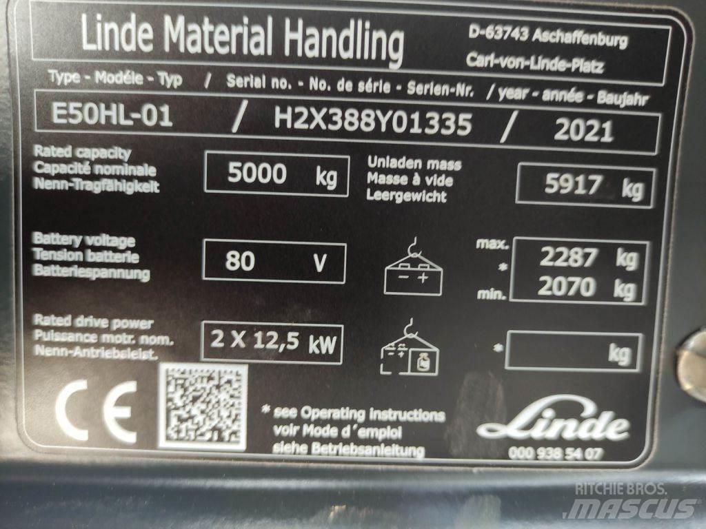 Linde E50HL-01-388 Akumulátorové vozíky