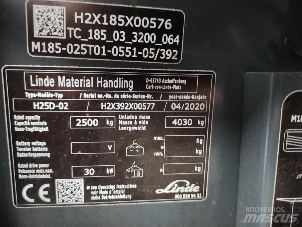 Linde H25D-02-392 EVO Dieselové vozíky