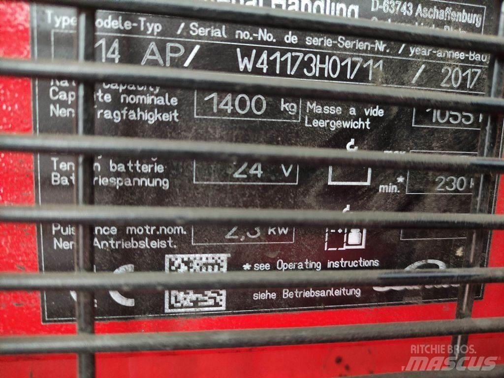 Linde L14APi Ručně vedené vysokozdvižné vozíky