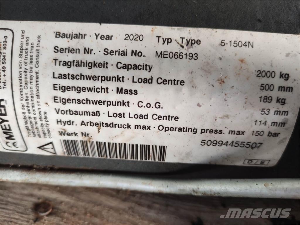 Meyer 5-1504N Manipulace s materiálem – ostatní