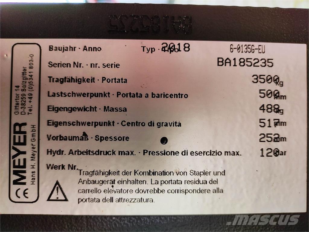 Meyer 6-0135G-EU Čelisti na balíky