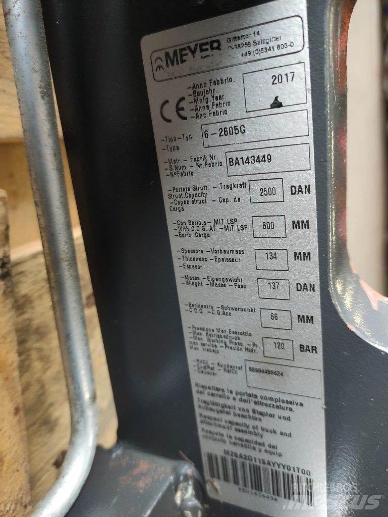 Meyer 6-2605G Manipulace s materiálem – ostatní