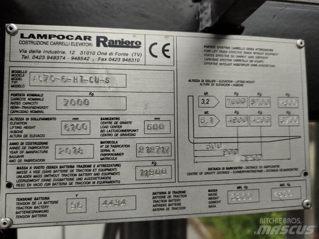Raniero AC70-6-HT-CU-S Akumulátorové vozíky