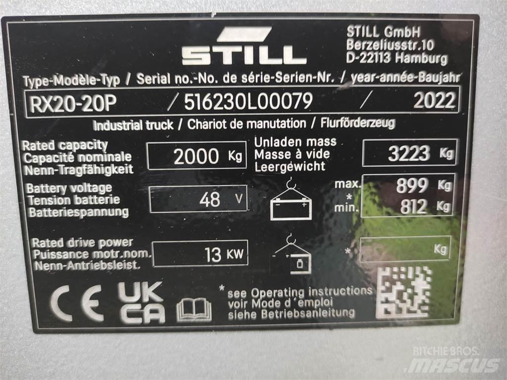 Still RX20-20 P Akumulátorové vozíky