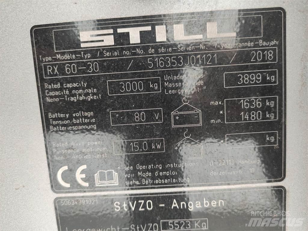 Still RX60-30 Akumulátorové vozíky