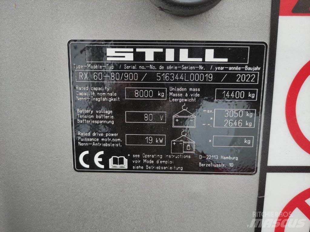 Still RX60-80/900 Akumulátorové vozíky