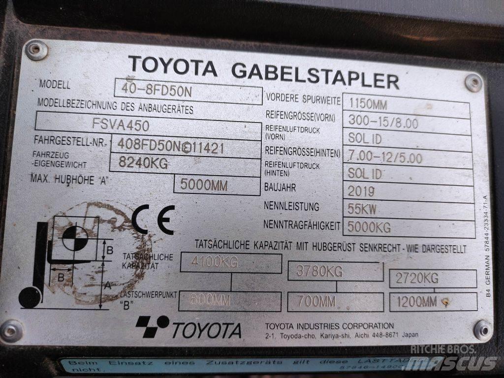 Toyota 40-8FD50N Dieselové vozíky