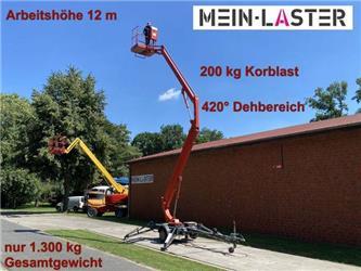  E 12 GK Arbeitshöhe 12 m 200kg hydr. Abstützung