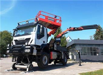 Iveco TRAKER 4x4 RAIL ROAD PALFINGER SCHIENEN TWO WAY