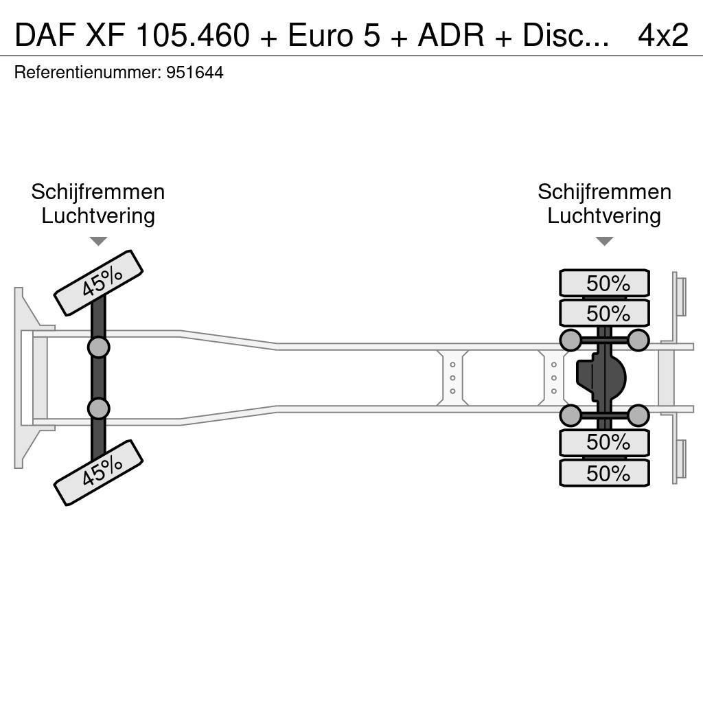 DAF XF 105.460 + Euro 5 + ADR + Discounted from 17.950 Nákladní vozidlo bez nástavby
