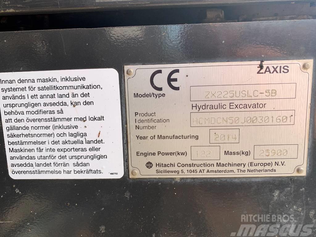 Hitachi ZX 225 USLC - 5B Pásová rýpadla