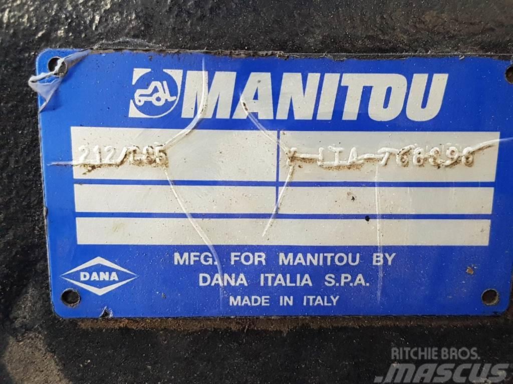 Manitou MLT1040-Spicer Dana 212/C85-Axle/Achse/As Nápravy