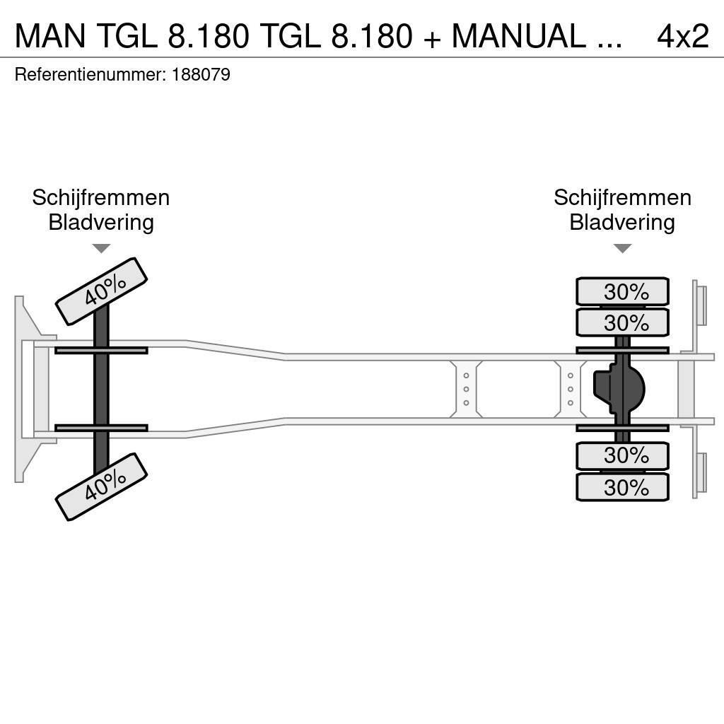 MAN TGL 8.180 TGL 8.180 + MANUAL + Lift Skříňová nástavba