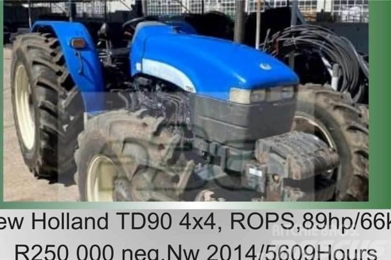 New Holland TD 90 - ROPS - 89hp / 66kw Traktory