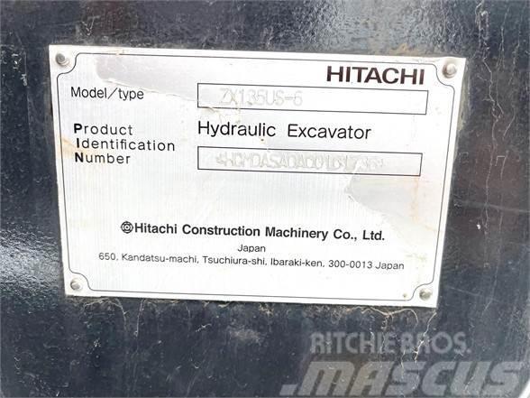 Hitachi ZX135US-6 Pásová rýpadla