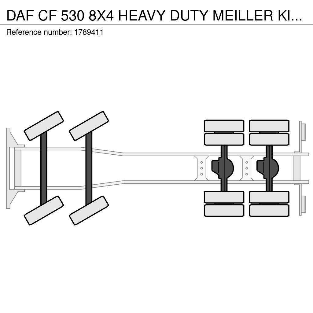 DAF CF 530 8X4 HEAVY DUTY MEILLER KIPPER/TIPPER EX DEM Sklápěče