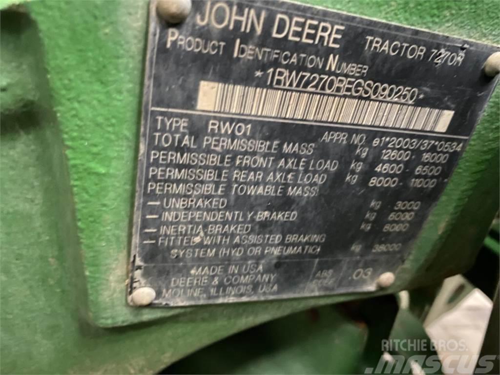 John Deere 7270R Traktory