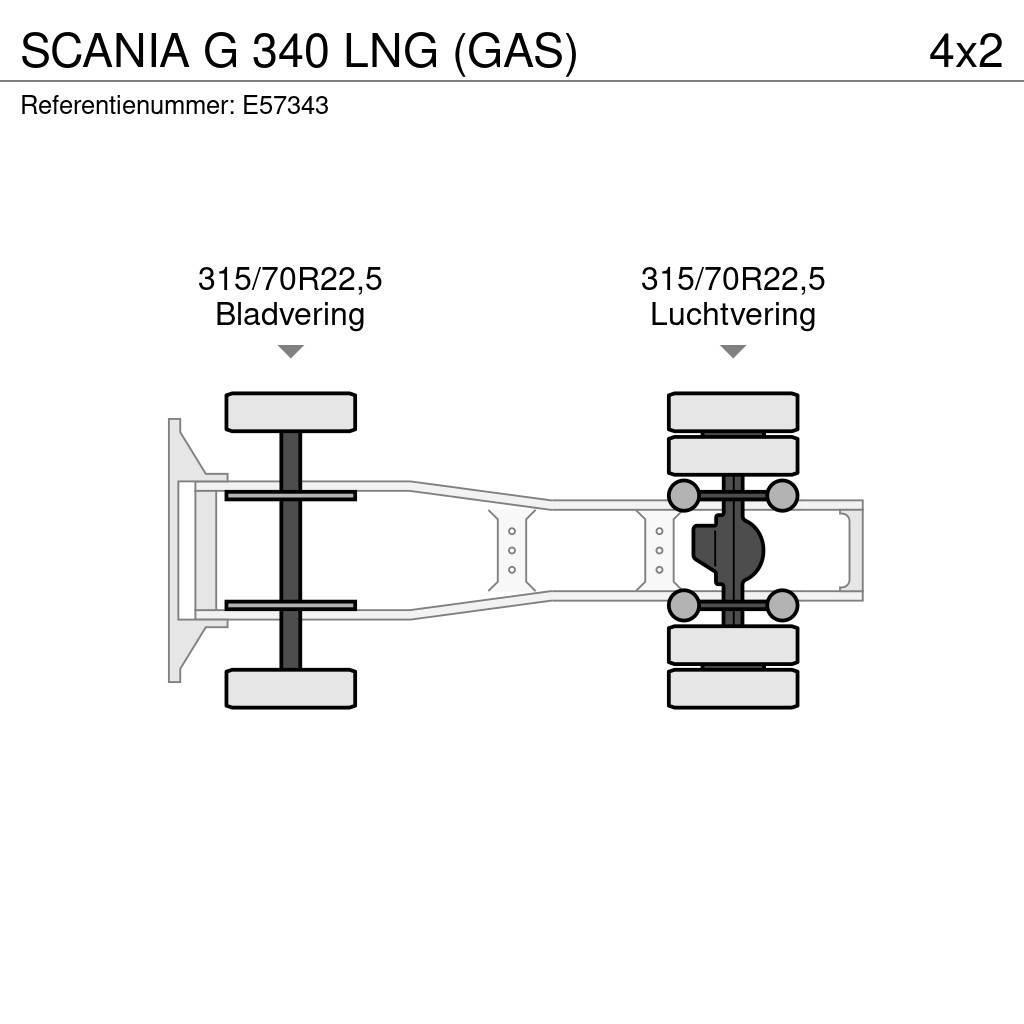 Scania G 340 LNG (GAS) Tahače