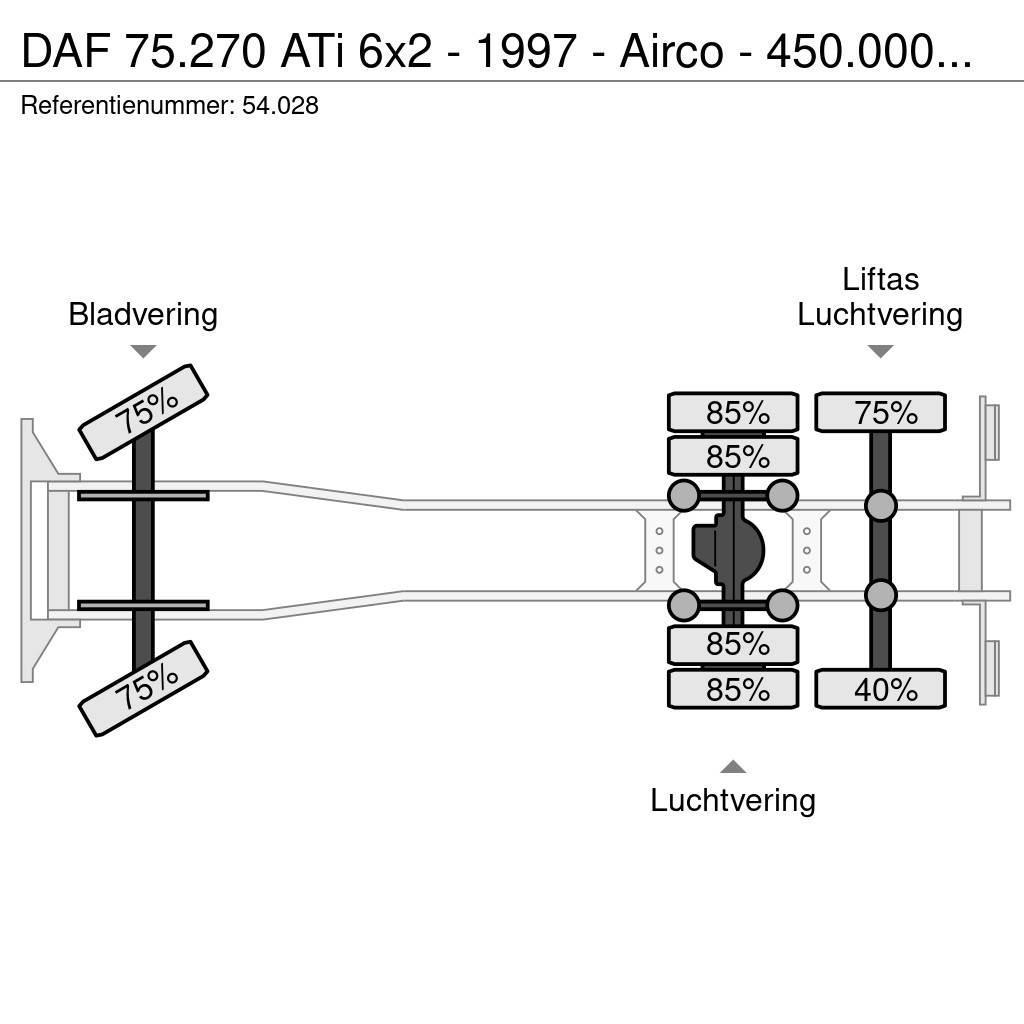 DAF 75.270 ATi 6x2 - 1997 - Airco - 450.000km - Unique Zaplachtované vozy