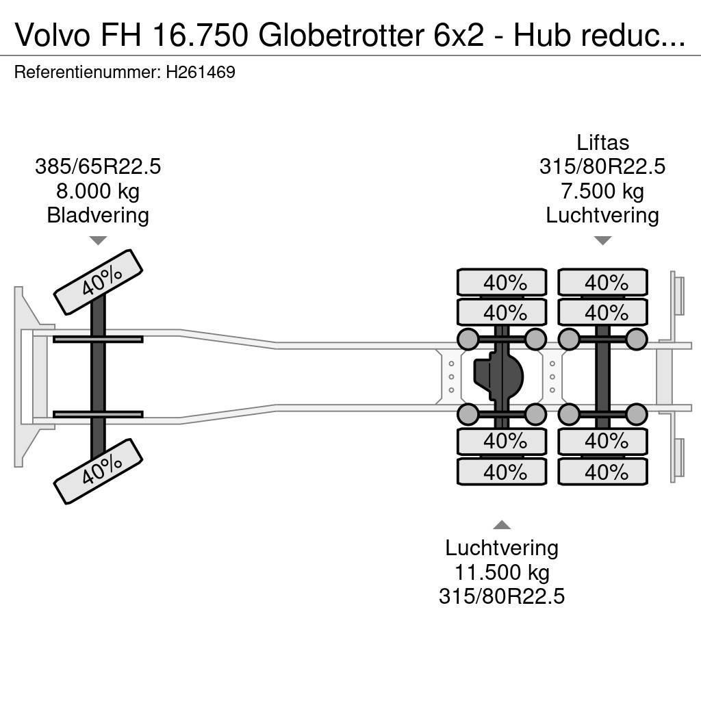 Volvo FH 16.750 Globetrotter 6x2 - Hub reduction - EEV - Nákladní vozidlo bez nástavby