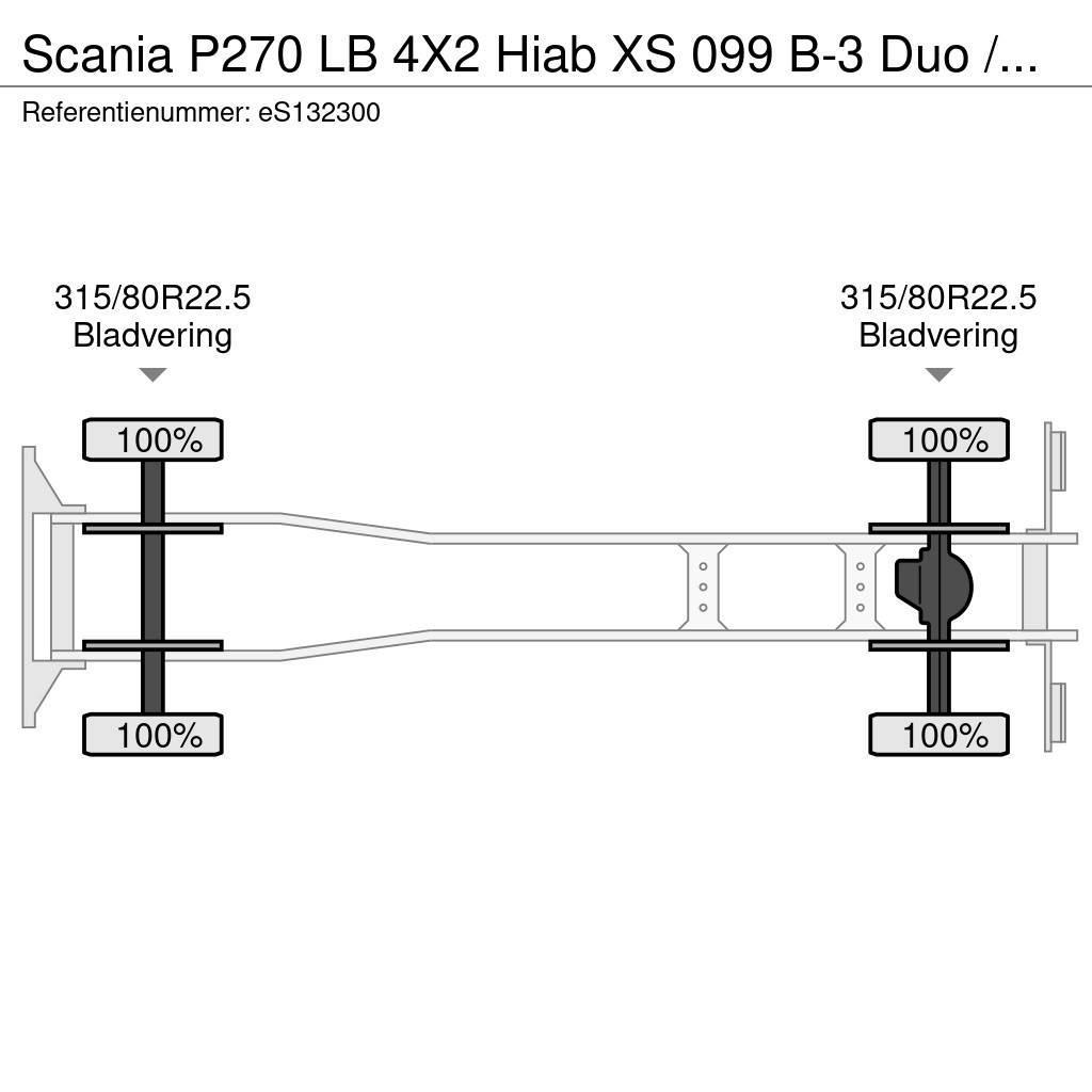 Scania P270 LB 4X2 Hiab XS 099 B-3 Duo / NEW/UNUSED Univerzální terénní jeřáby
