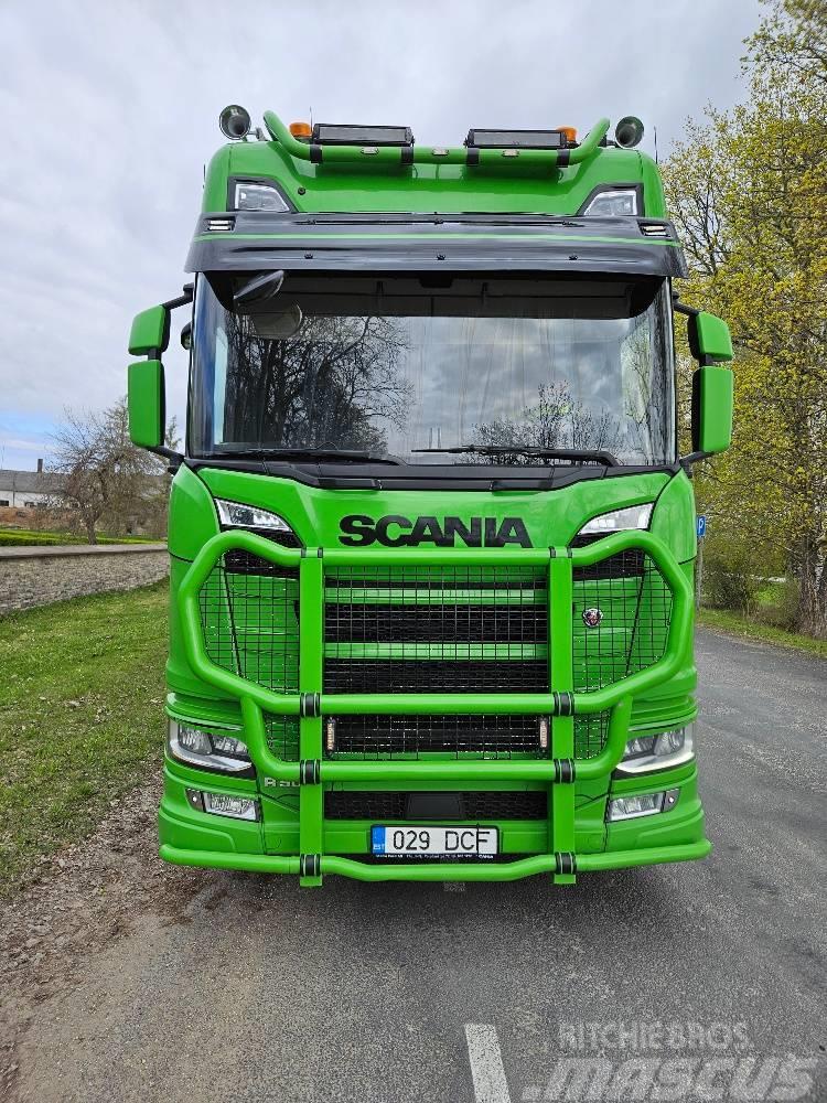 Scania R 500+haagis+loglift 96ST Vozy na přepravu kmenů