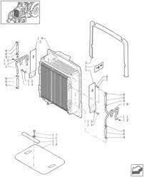New Holland - Furtun radiator - 84329358 Radiátory