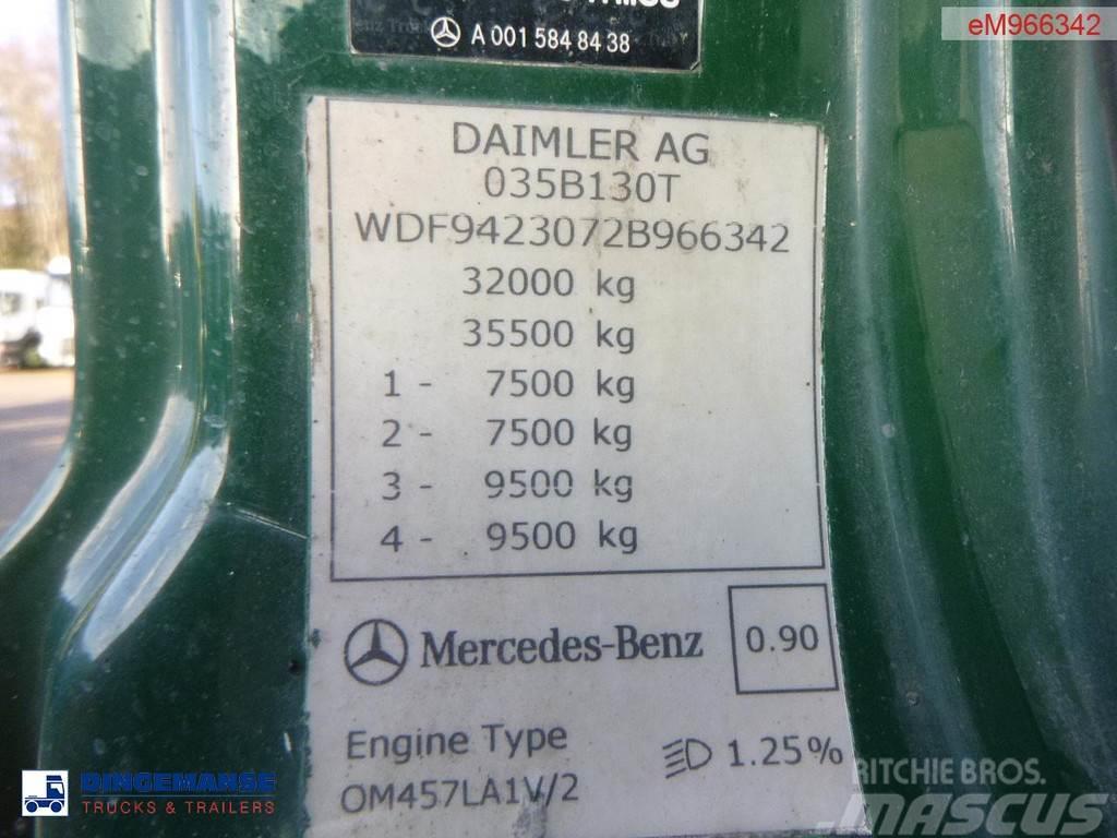 Mercedes-Benz Axor 3236 8x4 RHD tipper + Hiab 1283 DK-2 Duo Sklápěče