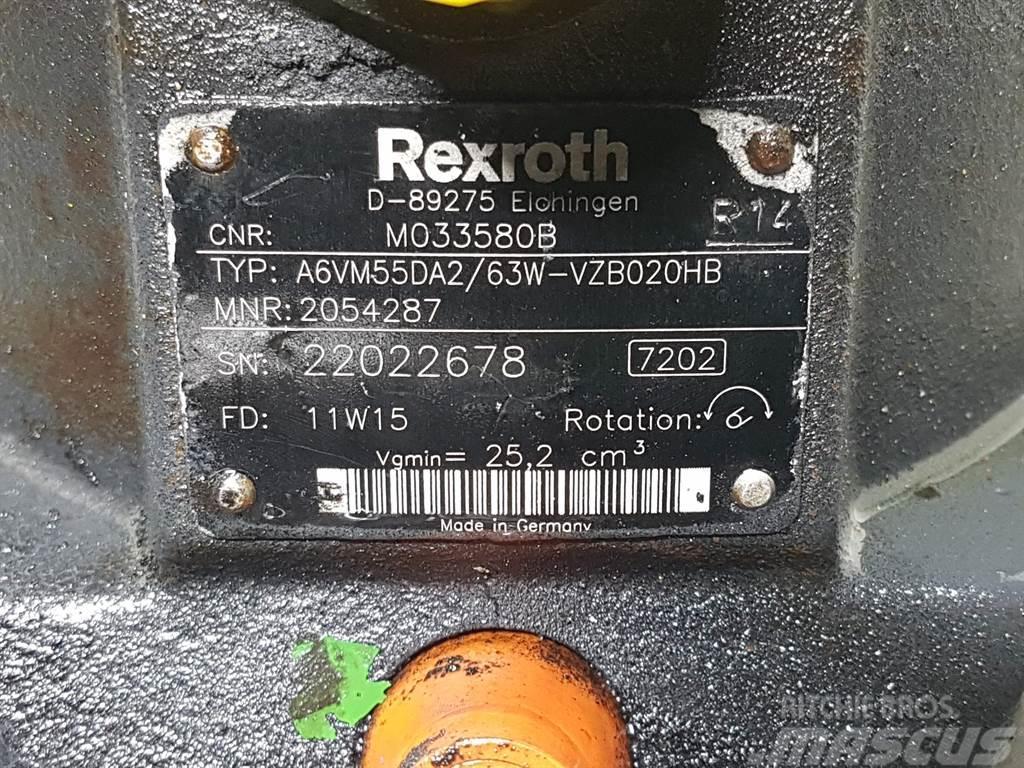Rexroth A6VM55DA2/63W-MO33580B / R902054287-Drive motor Hydraulika