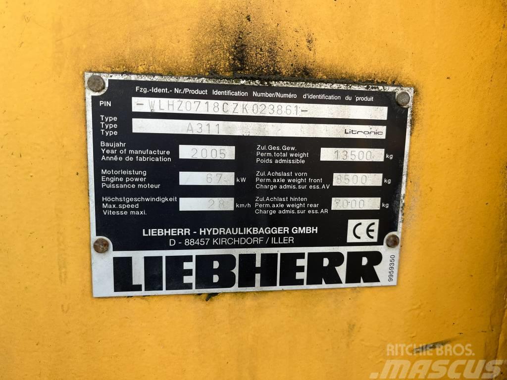 Liebherr A 311 Litronic Kolová rýpadla