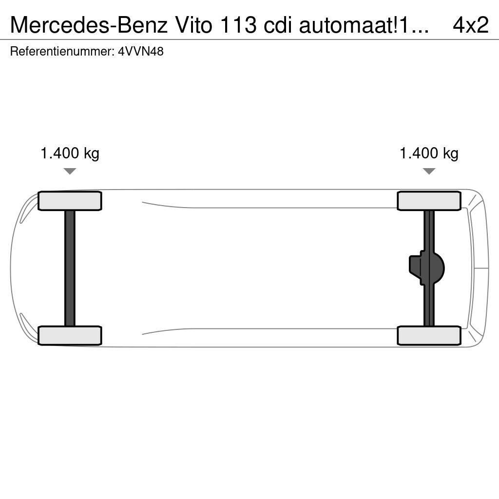 Mercedes-Benz Vito 113 cdi automaat!140dkm!! Skříňová nástavba