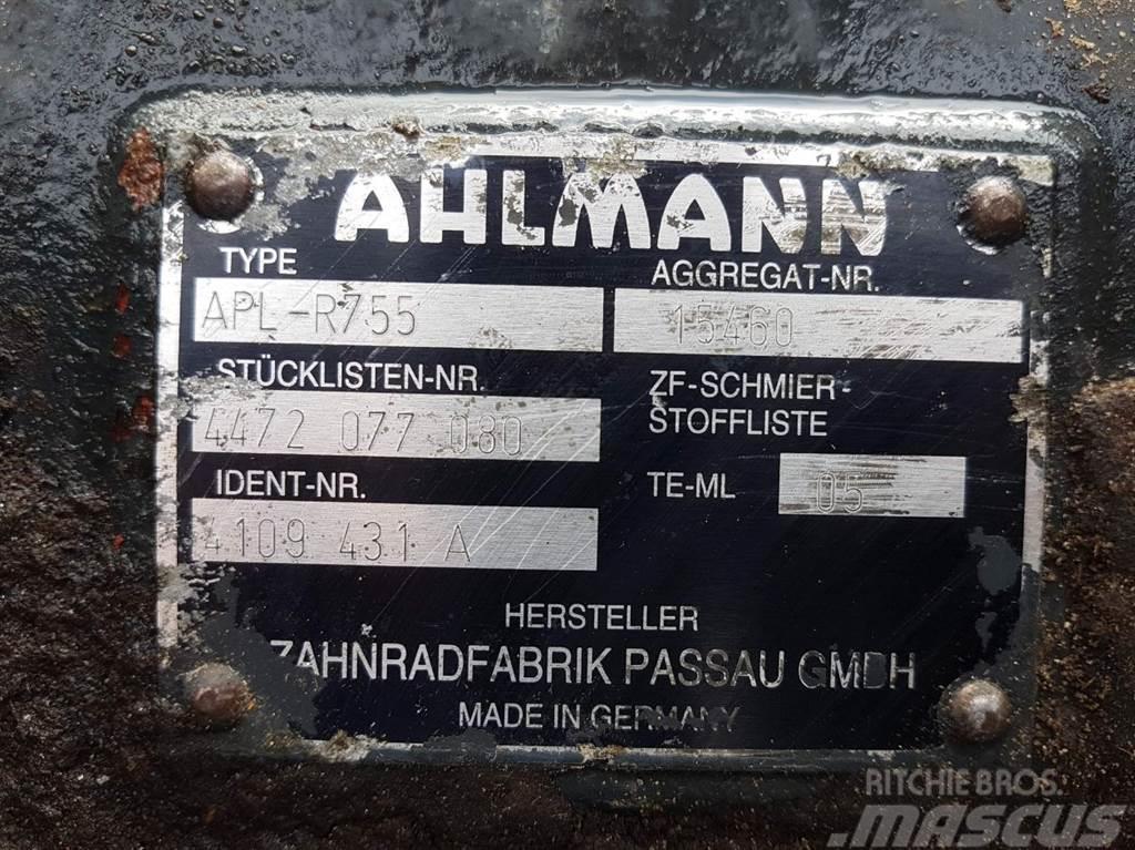 Ahlmann AZ14-ZF APL-R755-4472077080/4109431A-Axle/Achse/As Nápravy