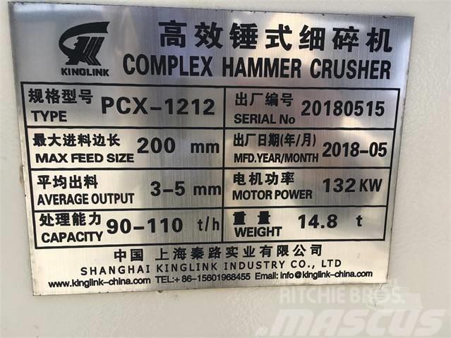 Kinglink PCX1212 Complex Hammer Crusher Drtící zařízení