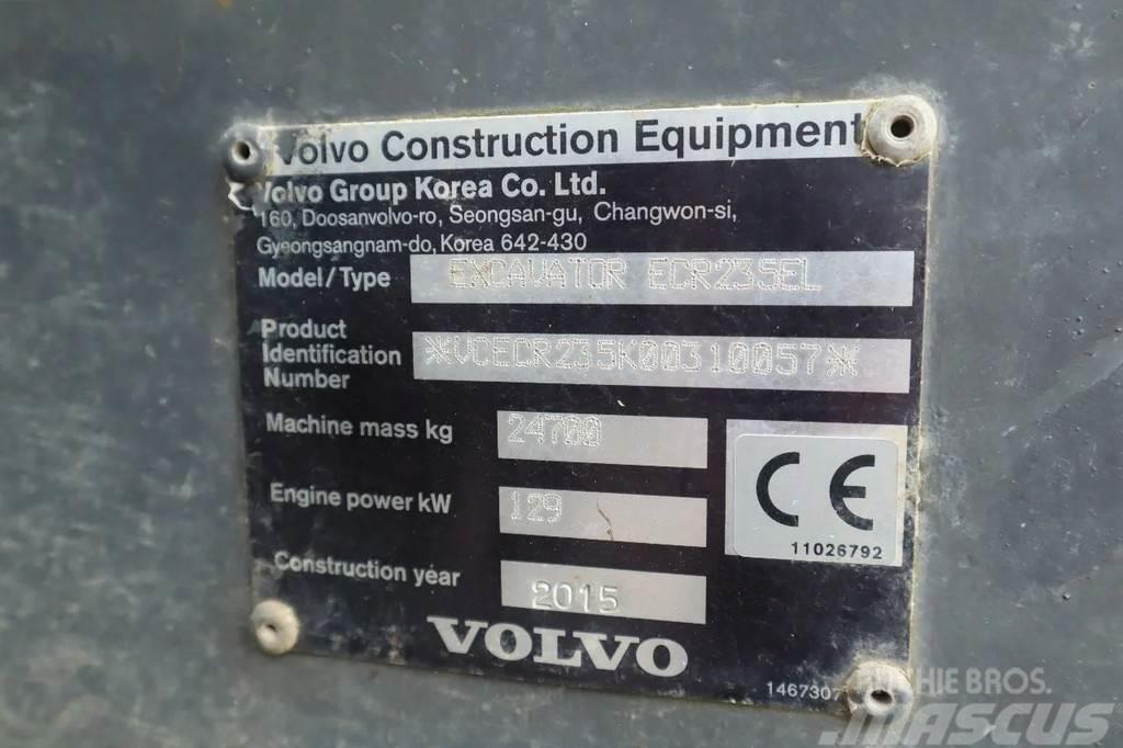 Volvo ECR 235 EL | ROTOTILT | BUCKET | AIRCO Pásová rýpadla