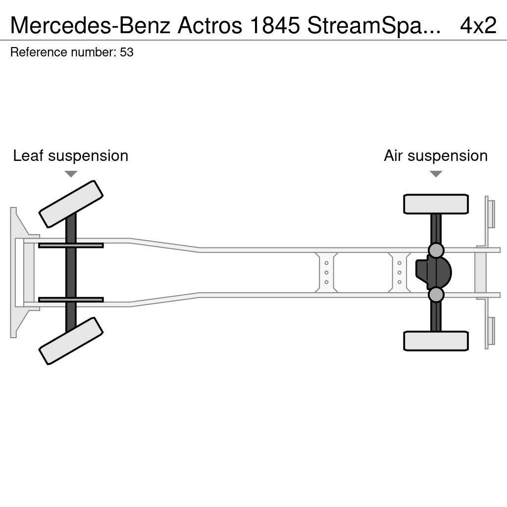 Mercedes-Benz Actros 1845 StreamSpace/Retarder/Edscha/LBW/Eu5 Curtainsider trucks