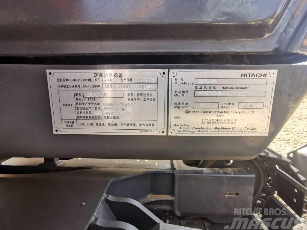 Hitachi ZX 70 Mini rýpadla < 7t