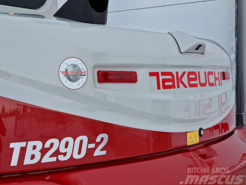 Takeuchi TB290-2 2PC med SMP rotortilt Mini rýpadla < 7t