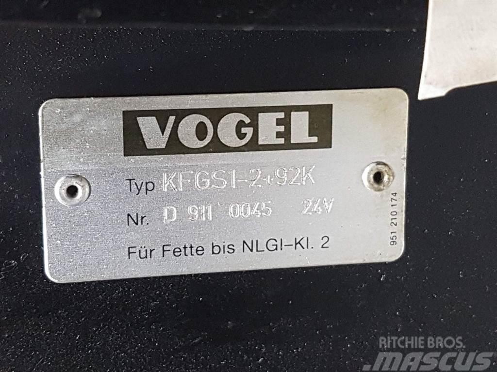 Liebherr A924-Vogel KFGS1-2+92K 24V-Lubricating system Podvozky a zavěšení kol