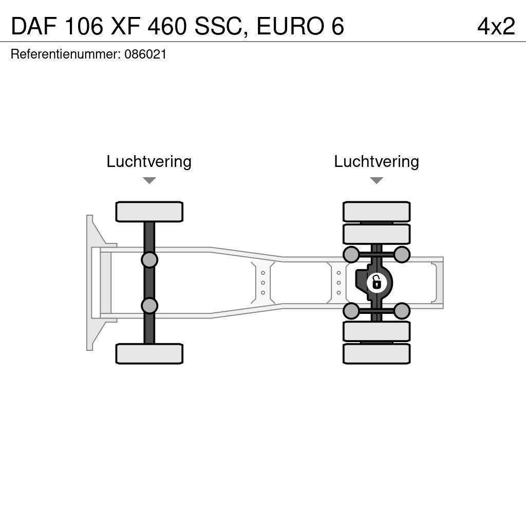 DAF 106 XF 460 SSC, EURO 6 Tahače